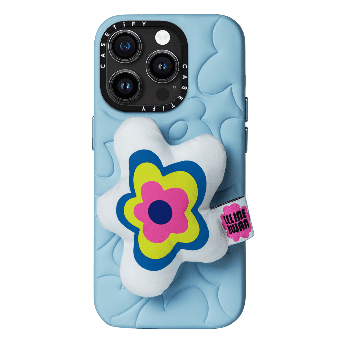 CELINE KWAN Flower Grippy Case - iPhone 15 Pro Max
