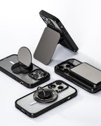 Messy is New Clean | Snappy Cardholder Stand / Snappy Mirror Cardholder Stand MagSafe Compatible / Silver | Image 5