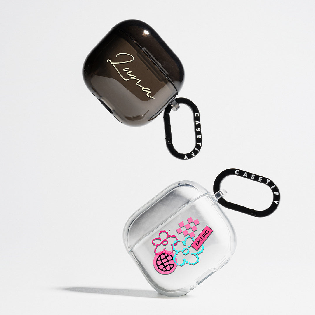 noodles cats | AirPods Pro 2 / Earbuds Impact Case / Black | Image 3