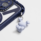 Charm Keychain - Bunny - Periwinkle