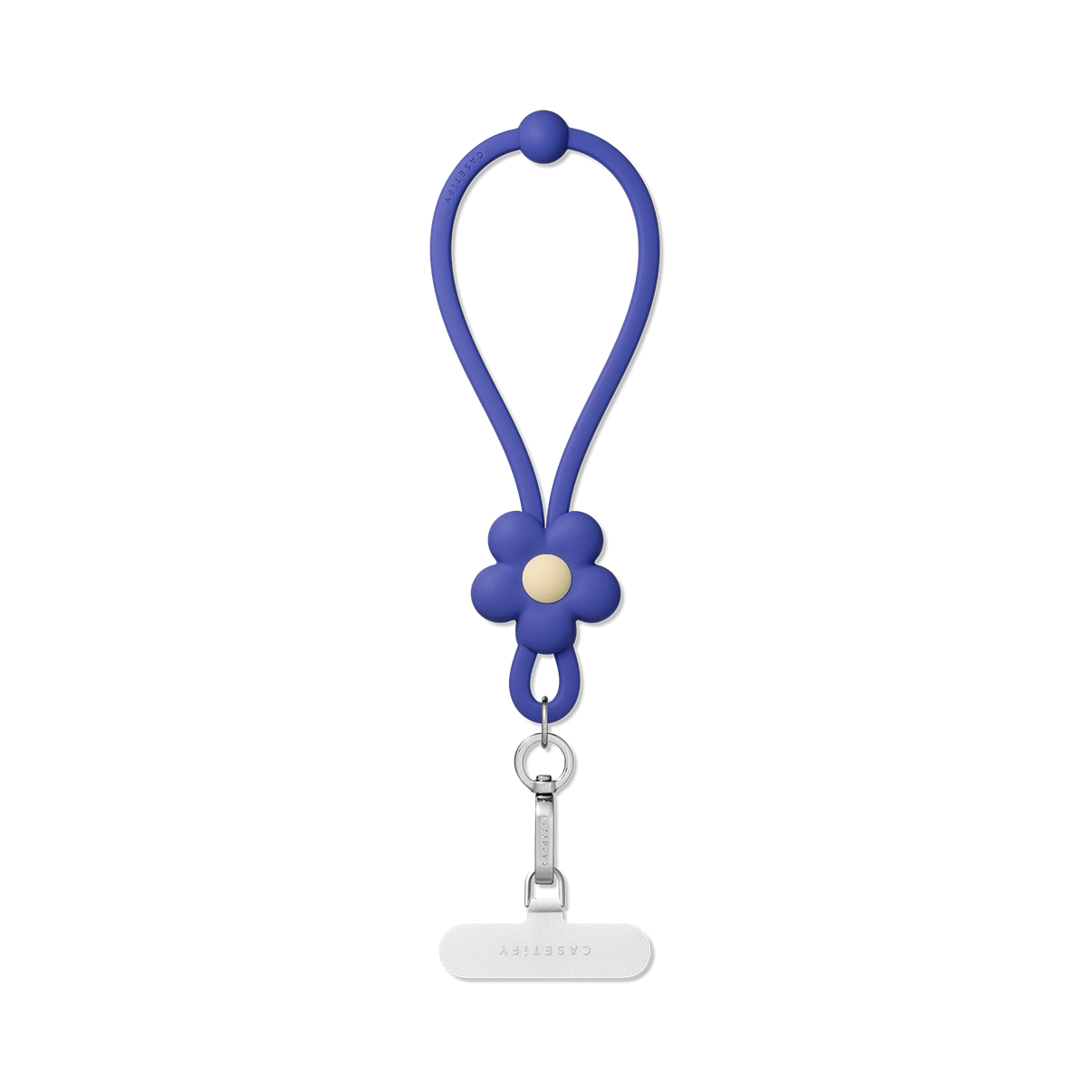Adjustable Jelly Wristlet - Ultraviolet Blue