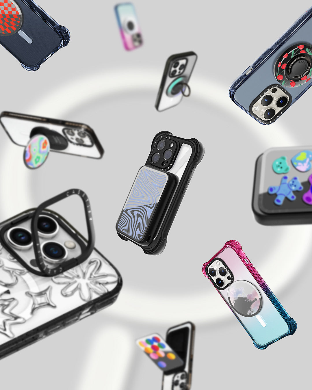 Snappy Grip Stand Customizer | Snappy Grip Stand / Snappy Mirror Grip Stand MagSafe Compatible / Silver | Image 6