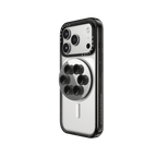 Snappy Snap & Stick Mirror Grip Stand Magsafe Compatible - Black