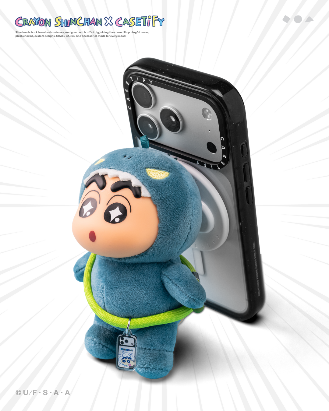 Crayon Shinchan Plush Charm Blind Box