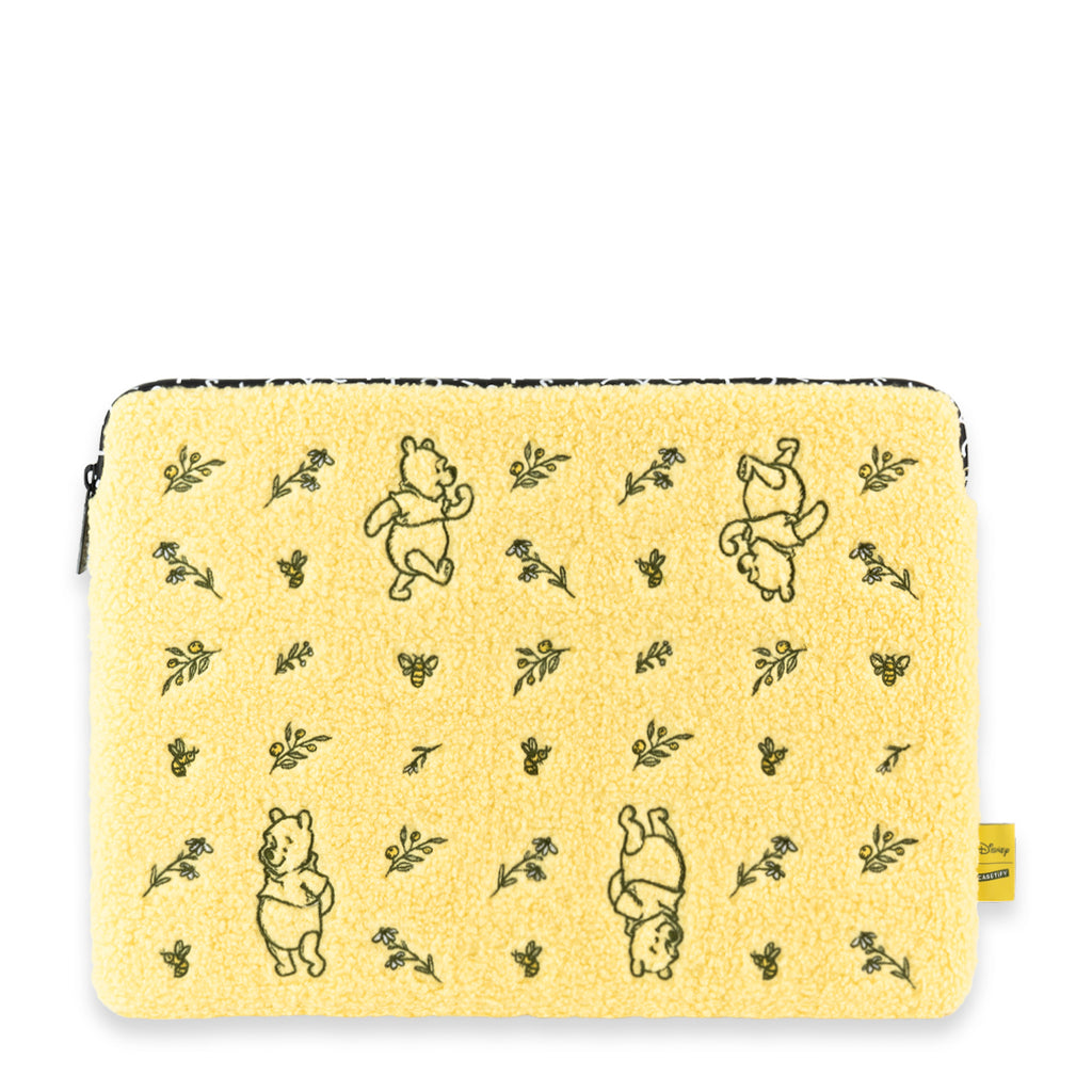 Winnie the Pooh Tossed Floral Teddy Laptop Sleeve | Image 1