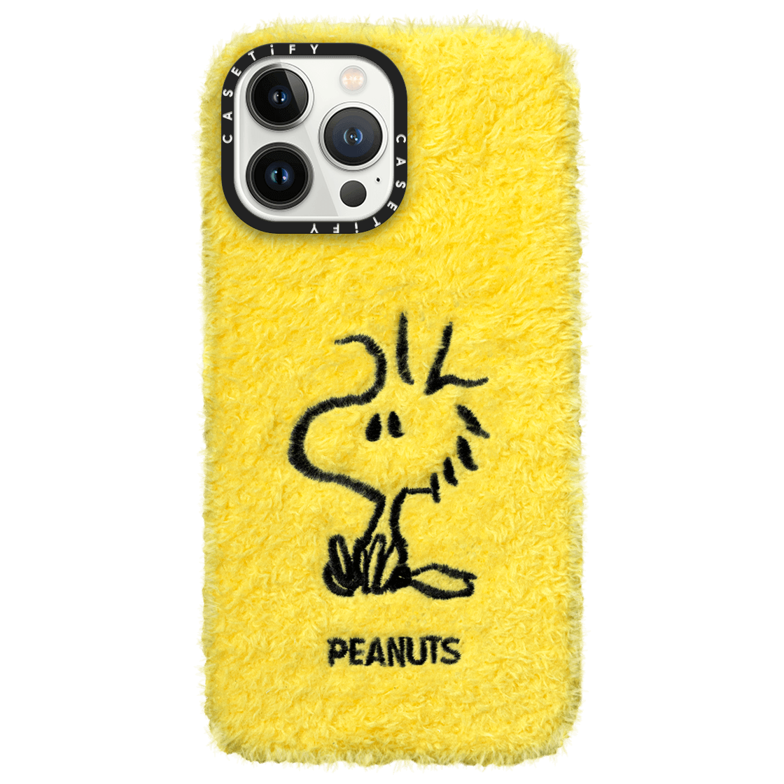 CASETiFY x Snoopy iPhone 13 Pro Max Plush Case Woodstock - Yellow | Image 1