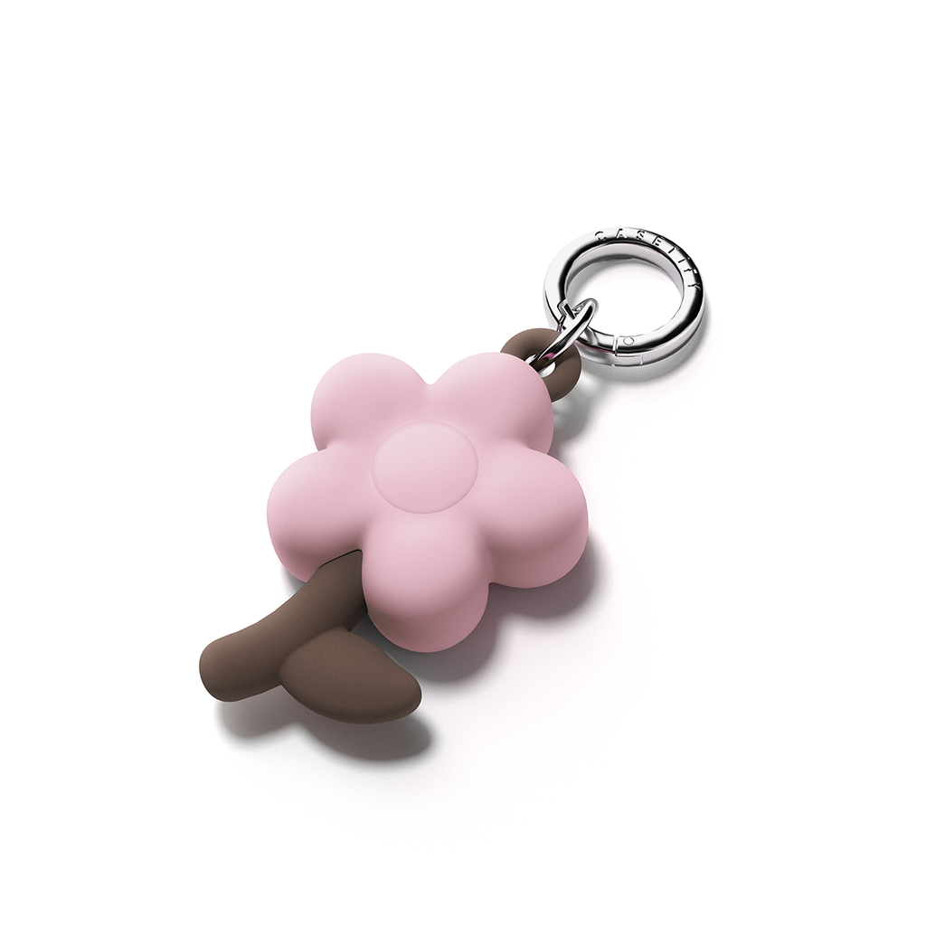 Charm Keychain - Silicon Flower - Cherry Blossom