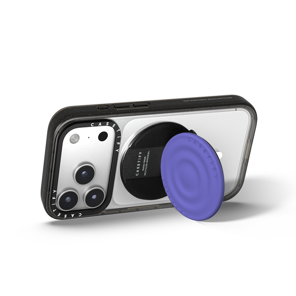 Snappy Ripple Grip Stand MagSafe Compatible - Ultraviolet Blue