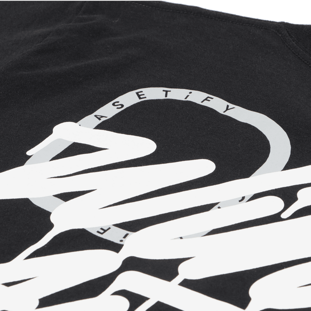 WDS x CASETiFY T-shirt Triple Name Main Logo Black M
