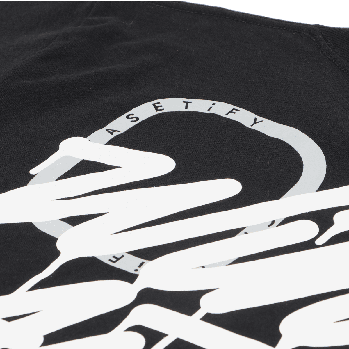 WDS x CASETiFY T-shirt Triple Name Main Logo Black M