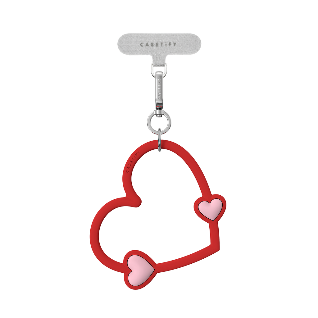 Heart Phone Wristlet - Red Romance