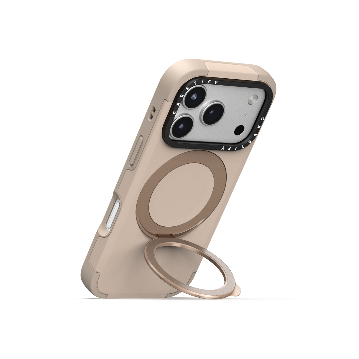iPhone 17 Pro Max - Force Ring Stand Case - Taupe