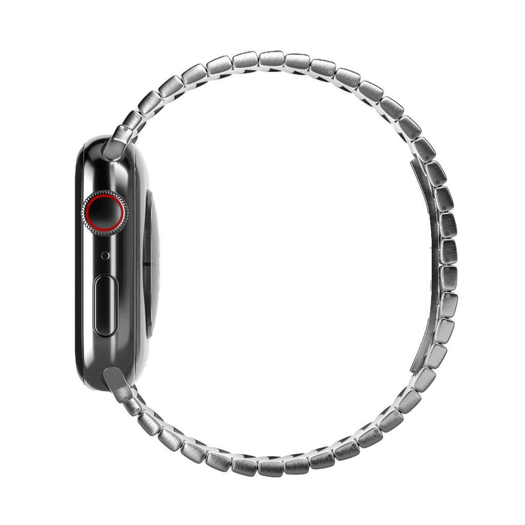 Beskar Monolink Watch Band 45mm (Series 7-9) - Silver