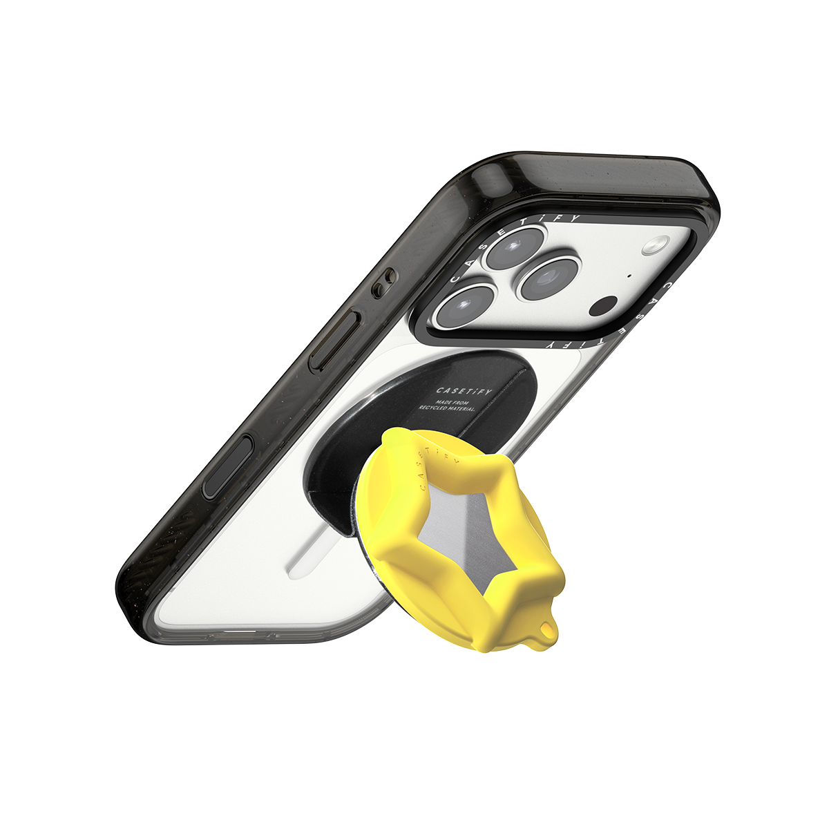 Snappy Candy Mirror Grip Stand - Yellow