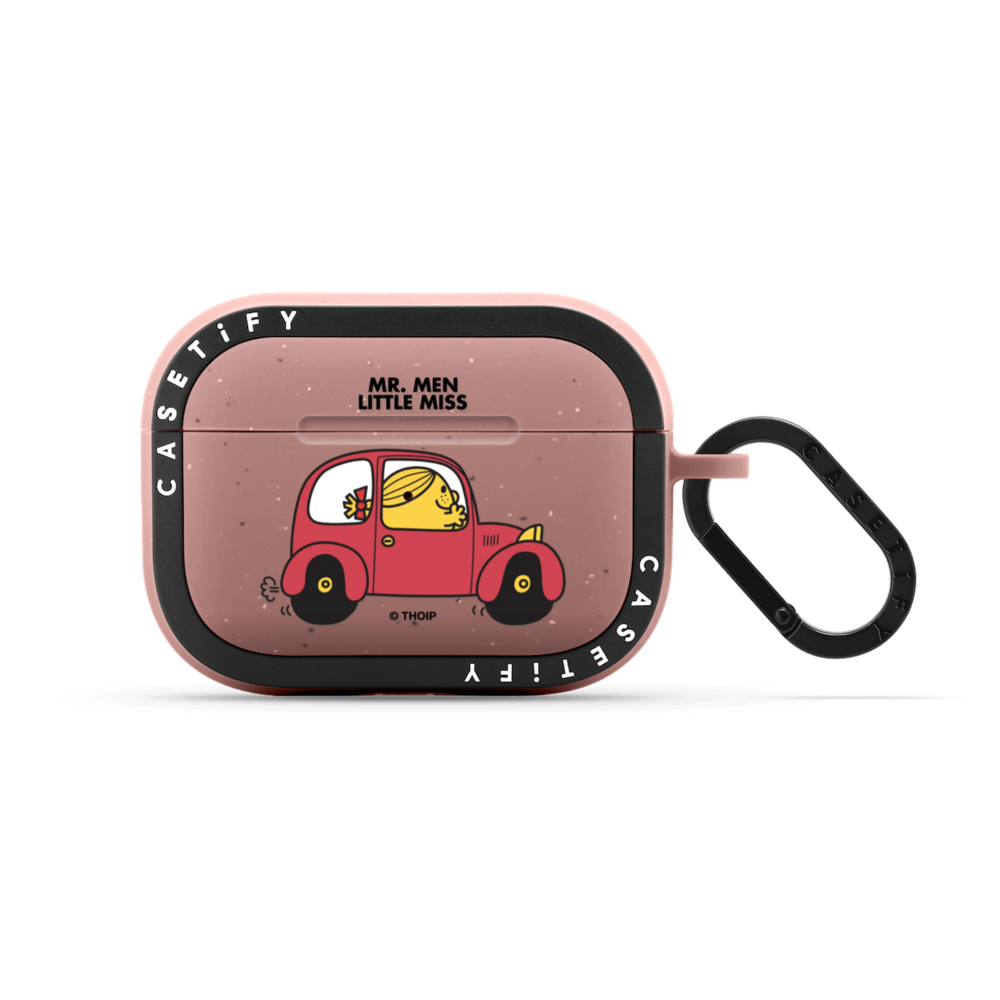 Mr. Men Little Miss It's My Day Special Set - iPhone 16 Pro Max Magsafe Impact Purple + AirPods Pro/Pro 2 Bounce Case + Grip Stand