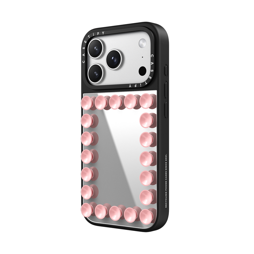 iPhone 17 Pro Max - Stick-it Mirror Case - Primrose Pink