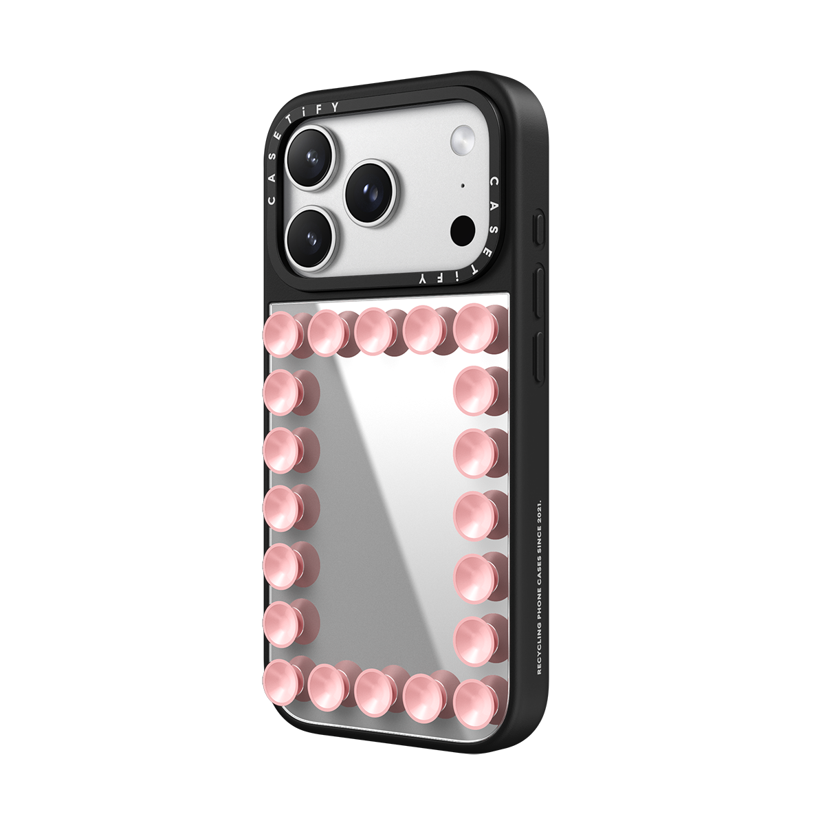 iPhone 17 Pro Max - Stick-it Mirror Case - Primrose Pink
