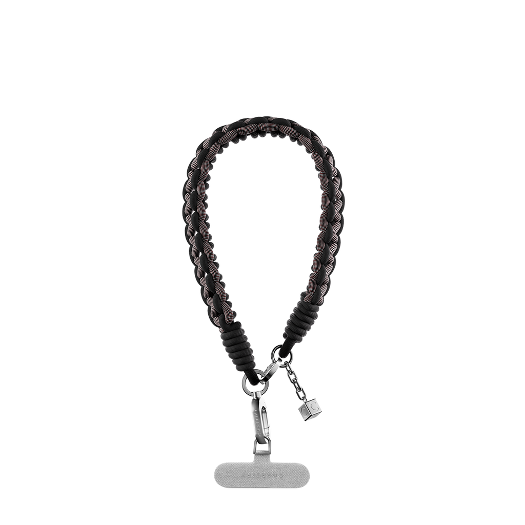Rope Wrist Strap Double End - Black