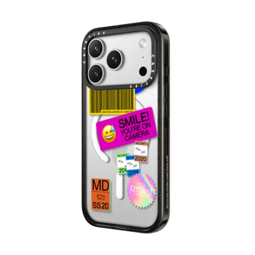 Passport Check Stickers | iPhone 17 Pro Max / Impact Case MagSafe Compatible / Black | Image 2
