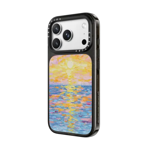Frosted Sunset | iPhone 18 Pro Max / Impact Case MagSafe Compatible - Glossy / Glossy Black | Image 2