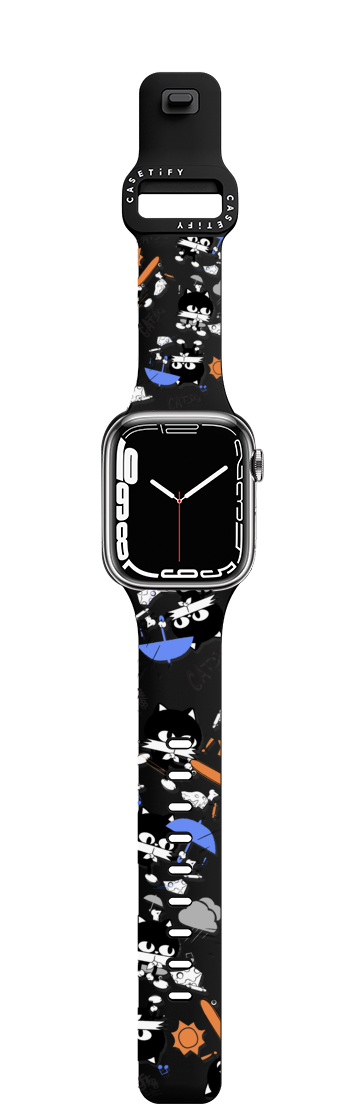 Weather Report | Apple Watch Series 7-9 (45mm) / Impact Band / Black | Image 1