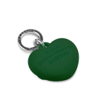 Charm Keychain - Puffy Heart - Deep Green