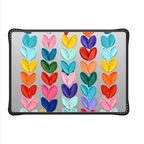 Clear Polka Daubs Hearts | MacBook Pro 14-inch (M1 - M5) / MacBook Impact Case / Black | Image 2