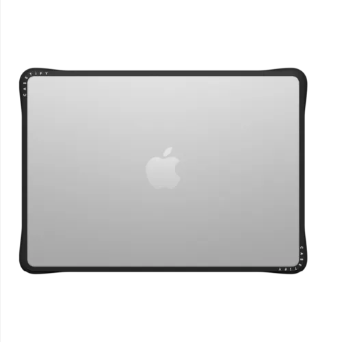 Clear MacBook Case | MacBook Air 13-inch (M2 - M5) / MacBook Impact Case / Black | Image 2