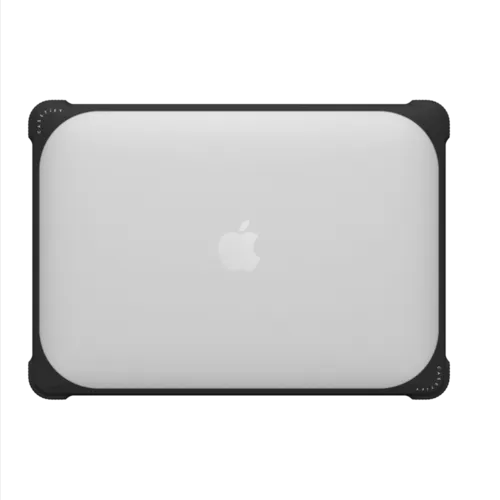 Clear MacBook Case | MacBook Pro 13-inch (M1 / M2 / Intel)  / MacBook Bounce Case / Black | Image 2