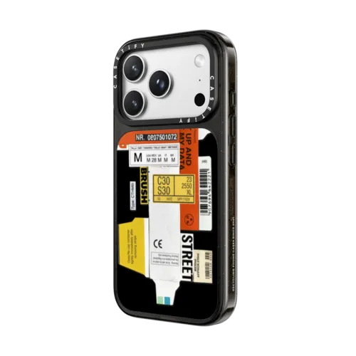 Shut Up And Take My Data | iPhone 18 Pro Max / Impact Case MagSafe Compatible - Glossy / Glossy Black | Image 2