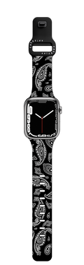 BANDANA PAISLEY | Apple Watch Series 7-9 (45mm) / Impact Band / Black | Image 1