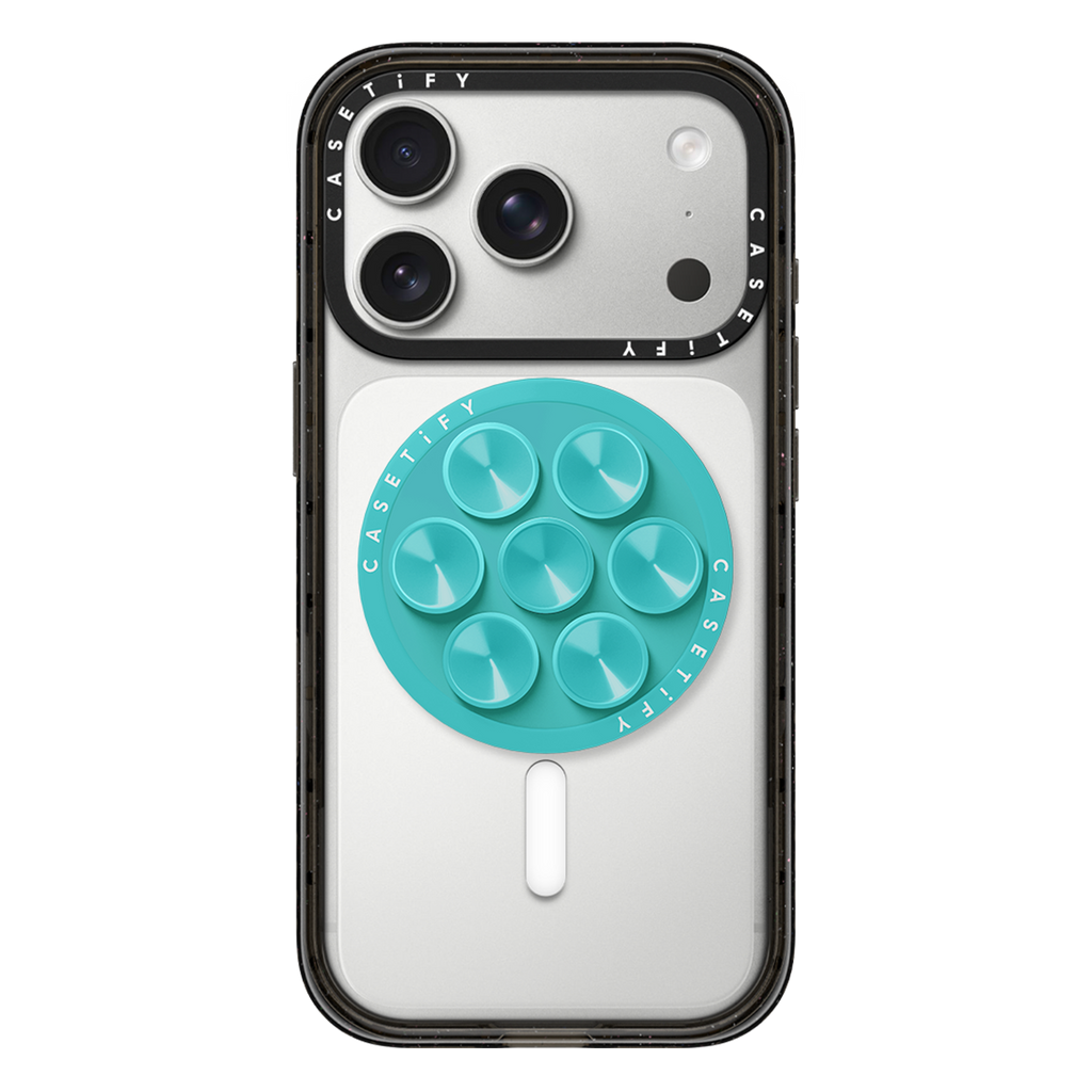 Snappy Snap & Stick Grip Stand MagSafe Compatible - Mint Blue | Image 1