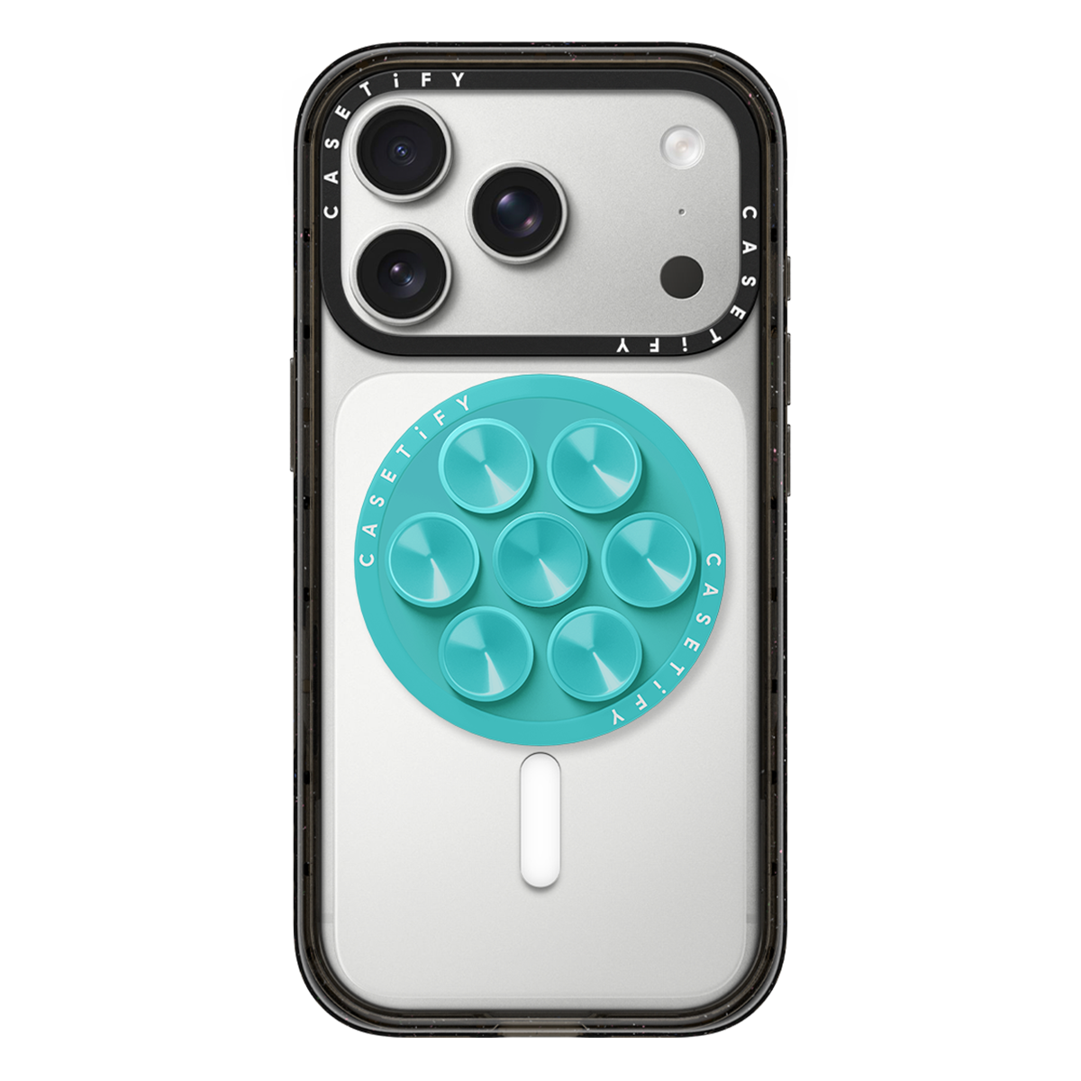 Snappy Snap & Stick Grip Stand MagSafe Compatible - Mint Blue | Image 1
