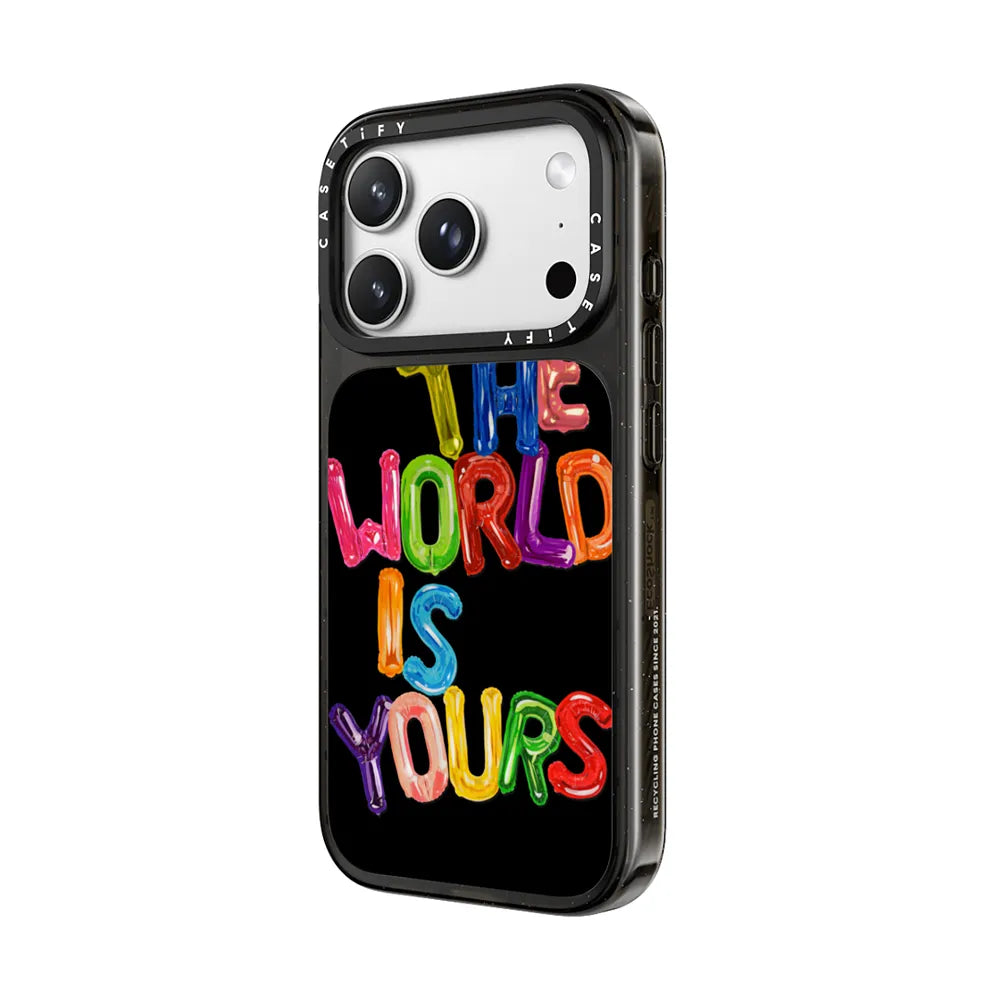 THE WORLD IS YOURS IPHONE CASE BY SUE TSAI