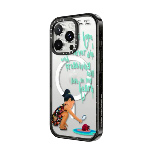 ARTIST FEARS IPHONE CASE BY SUE TSAI | iPhone 16 Pro Max / Impact Case MagSafe Compatible / Black | Image 2