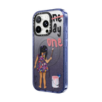 DAY ONE IPHONE CASE BY SUE TSAI | iPhone 16 Pro Max / Impact Case MagSafe Compatible / Glitter Indigo | Image 2