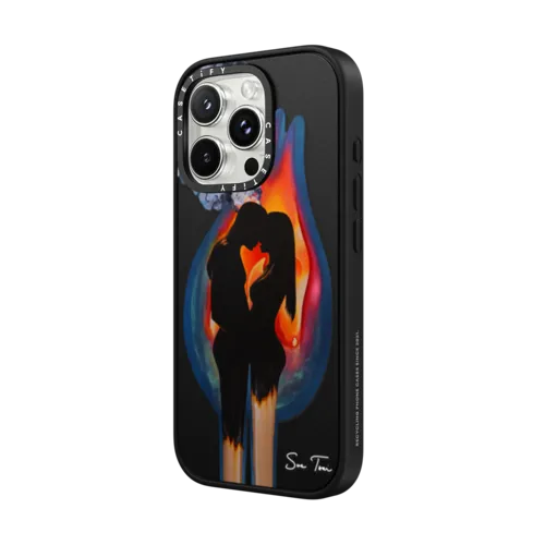 TWIN FLAME IPHONE CASE BY SUE TSAI | iPhone 16 Pro Max / Impact Case MagSafe Compatible / Matte Black | Image 2