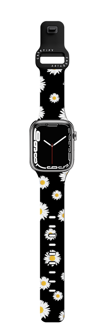 DAISIES | Apple Watch Series 7-9 (45mm) / Impact Band / Black | Image 1
