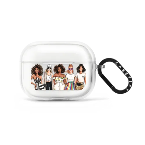 Fashion Girls AirPod Pro Case | AirPods Pro 2 / Earbuds Impact Case / Frost | Image 1