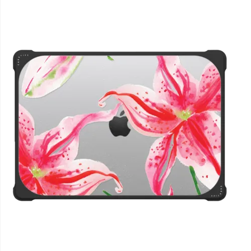 Stargazer Lily | MacBook Pro 16-inch (M1 - M5) / MacBook Bounce Case / Black | Image 2