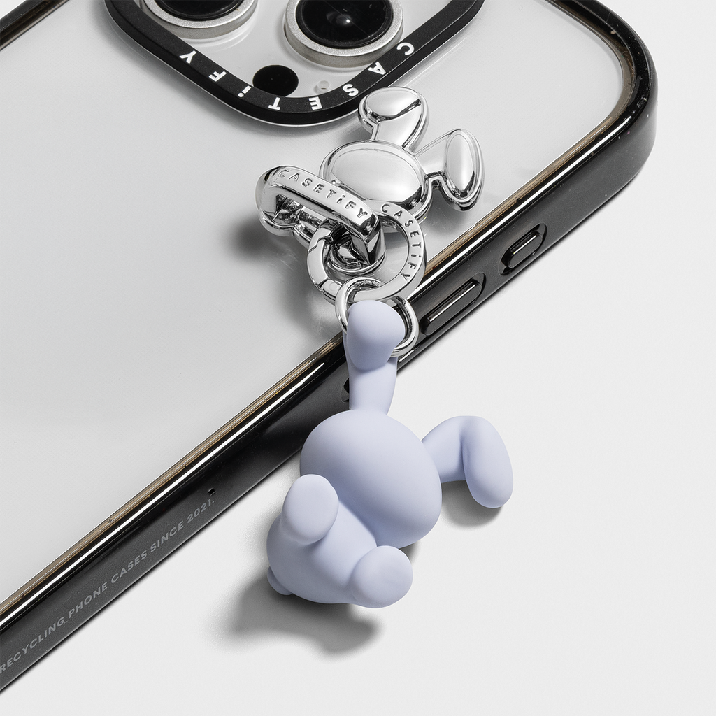 Charm Keychain - Bunny - Periwinkle