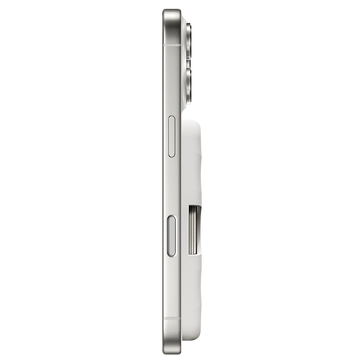 Snappy Ripple Wallet MagSafe Compatible - White