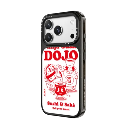 Ninja Sushi Dojo | iPhone 18 Pro Max / Impact Case MagSafe Compatible - Glossy / Glossy Black | Image 2