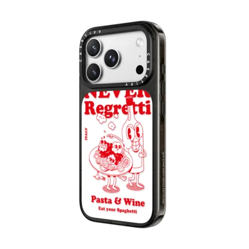 Never Regretti | iPhone 18 Pro Max / Impact Case MagSafe Compatible - Glossy / Glossy Black | Image 2