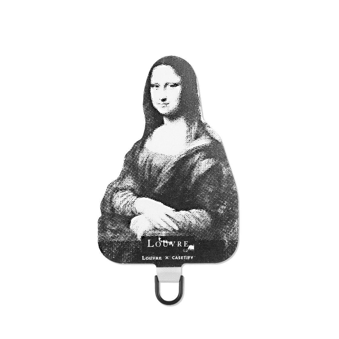 LOUVRE Strap Card (Black) - LA JOCONDE PORTRAIT DE MONNA LISA | Image 1