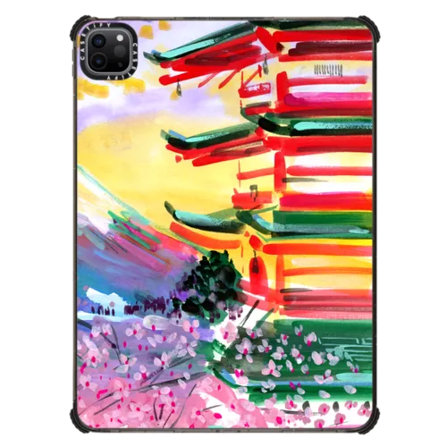 Mount Fuji at Dawn | iPad Pro 11-inch (3rd/4th gen) / iPad Impact Case / Black | Image 1