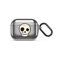SKULL BULB AIRPODS CASE BY SUE TSAI | AirPods Pro 3 / Earbuds Mirror Case / Silver | Image 1