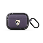 SKULL BULB AIRPODS PRO CASE BY SUE TSAI | AirPods Pro 2 / Earbuds Bounce Case / Matte Deep Purple | Image 1