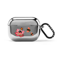 FLOWER BOMB AIRPODS PRO CASE BY SUE TSAI | AirPods Pro 2 / Earbuds Mirror Case / Silver | Image 1