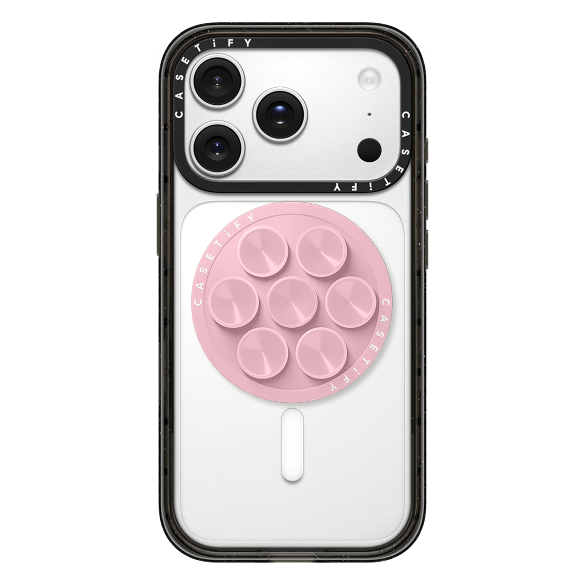 Snappy Snap & Stick Grip Stand MagSafe Compatible - Pink | Image 1